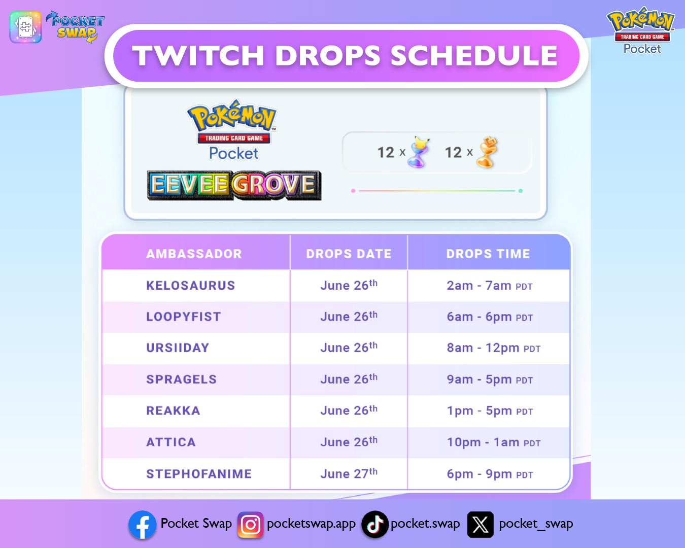 Celebrate Eevee Groove with Exclusive Twitch Drops
