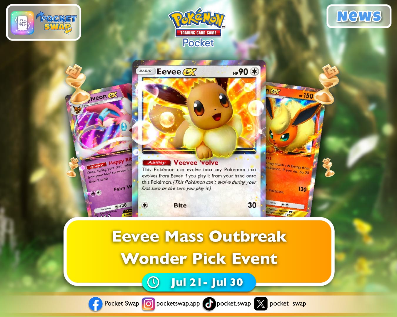🌟 How to Get Eevee ex and Eeveelutions in the Wonder Pick Event – Pokémon TCG Pocket