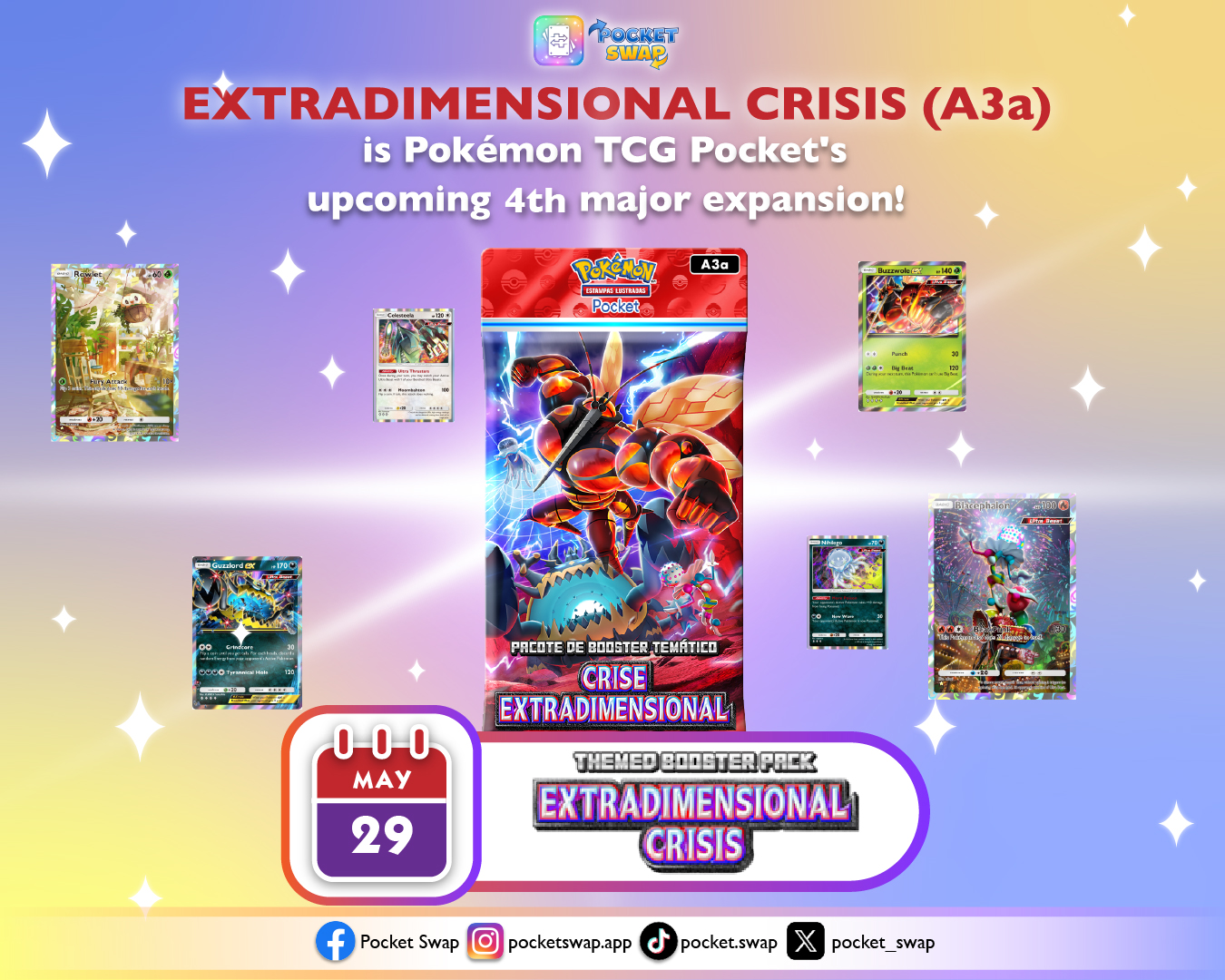 Ultra Beasts Invade Pokémon TCG Pocket with the Extradimensional Crisis Expansion