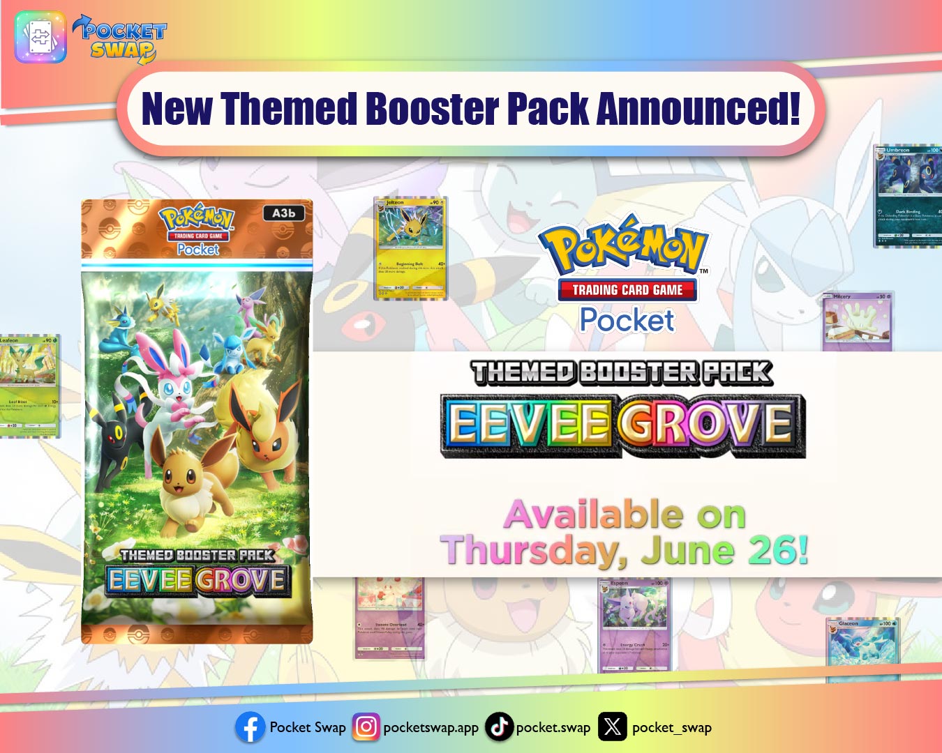 Get Ready for Eevee Grove: New Set in Pokémon TCG Pocket